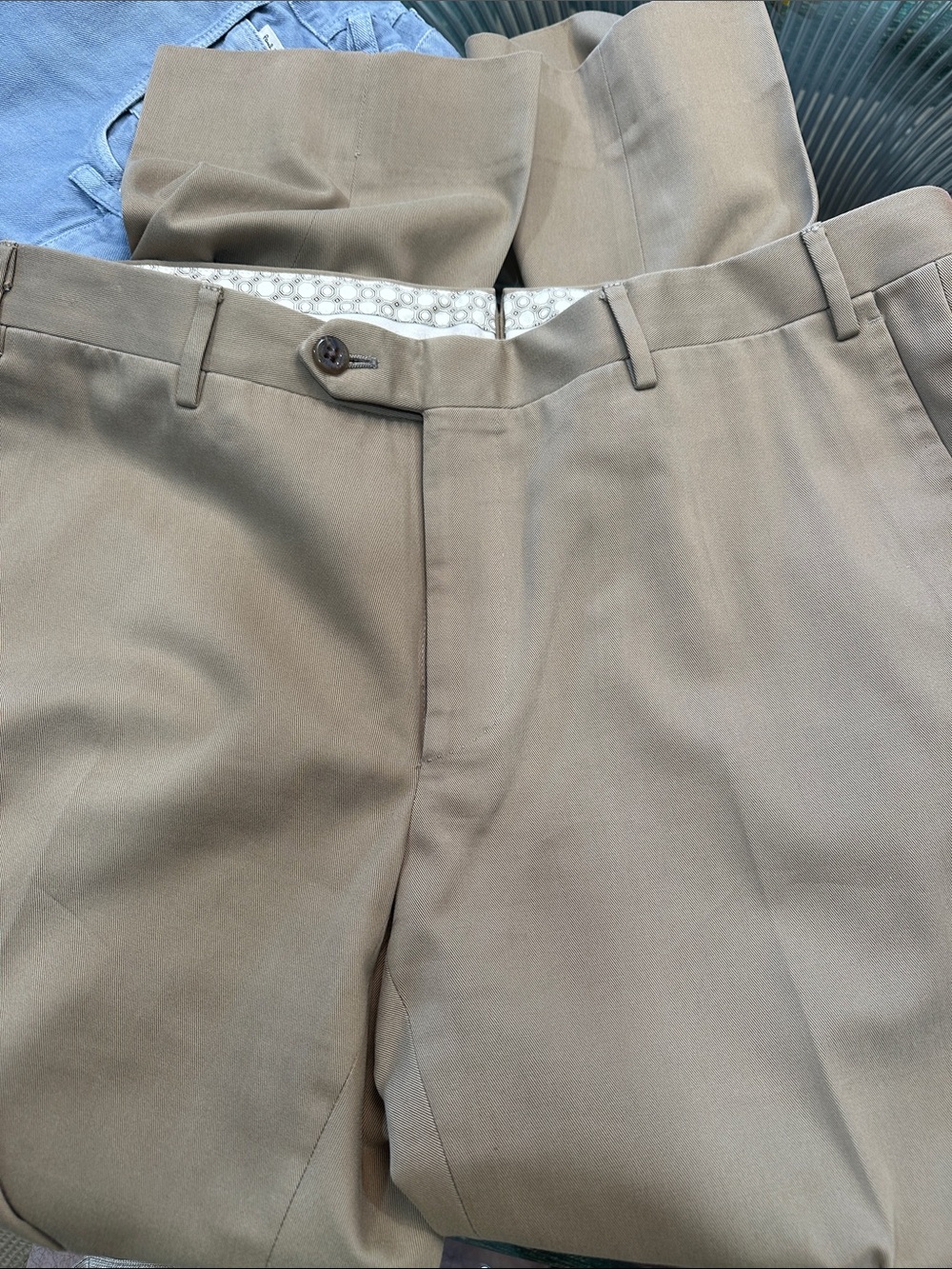 Corneliani Taupe Dress Pants